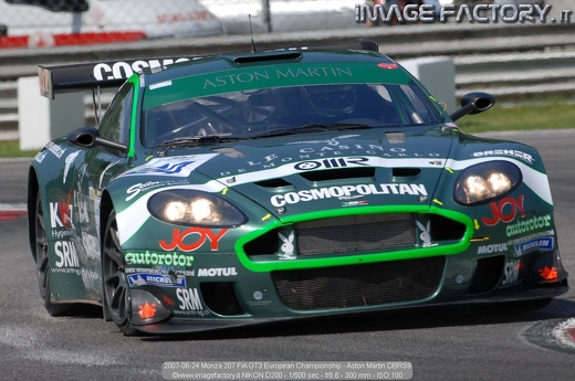 2007-06-24 Monza 207 FIA GT3 European Championship - Aston Martin DBRS9